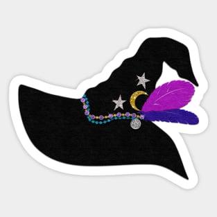 Felt Look Witch Hat | Original Art by Cherie(c)2021 Sticker